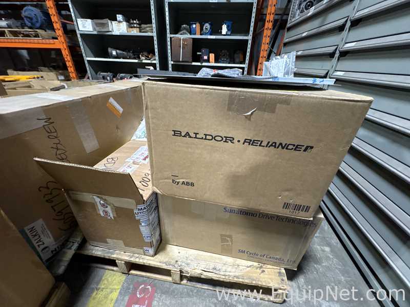 Unused Huge Supply Of Plant MRO Including Motors, Gearboxes, Machine Reapir Parts, Most UNUSED/NIB