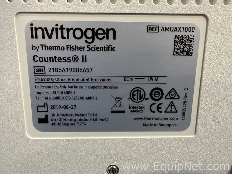 Invitrogen Countess II Automated Cell Counter