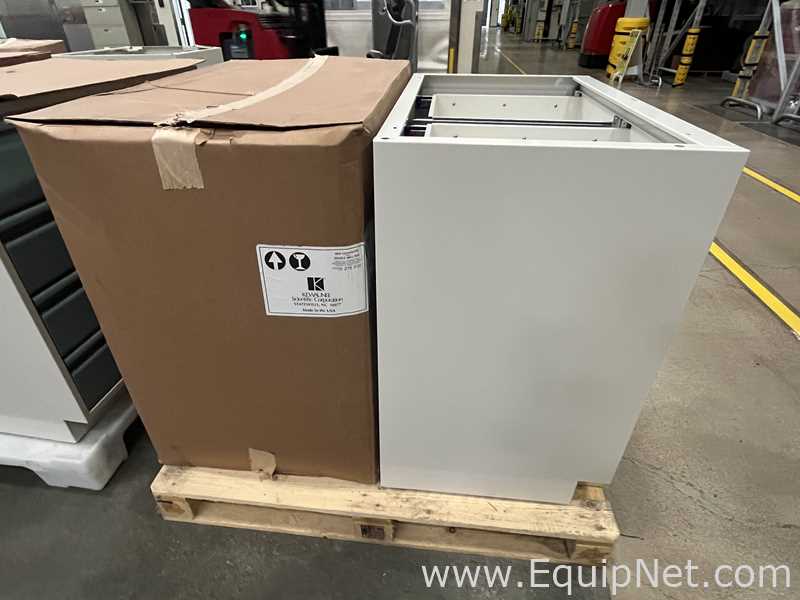 Lot of Lab Storage Counters and Cabinets, Agave and Light Neutral Colors