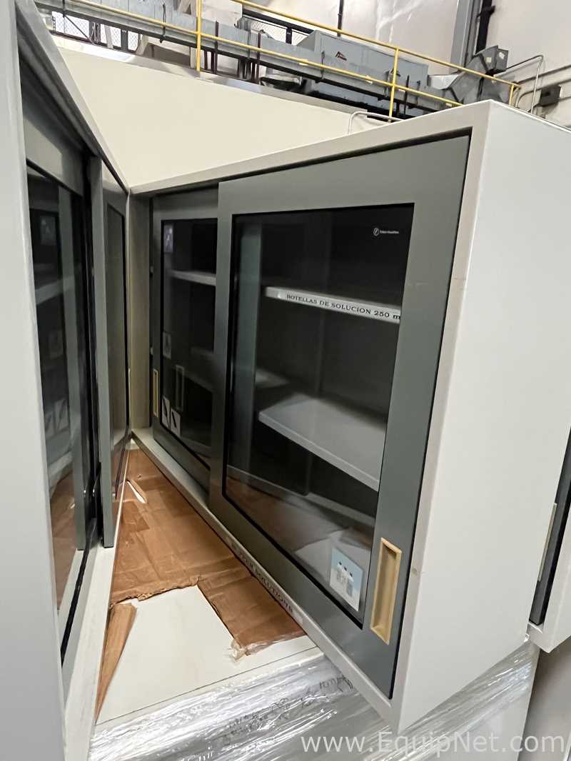 Lot of Lab Storage Counters and Cabinets, Agave and Light Neutral Colors