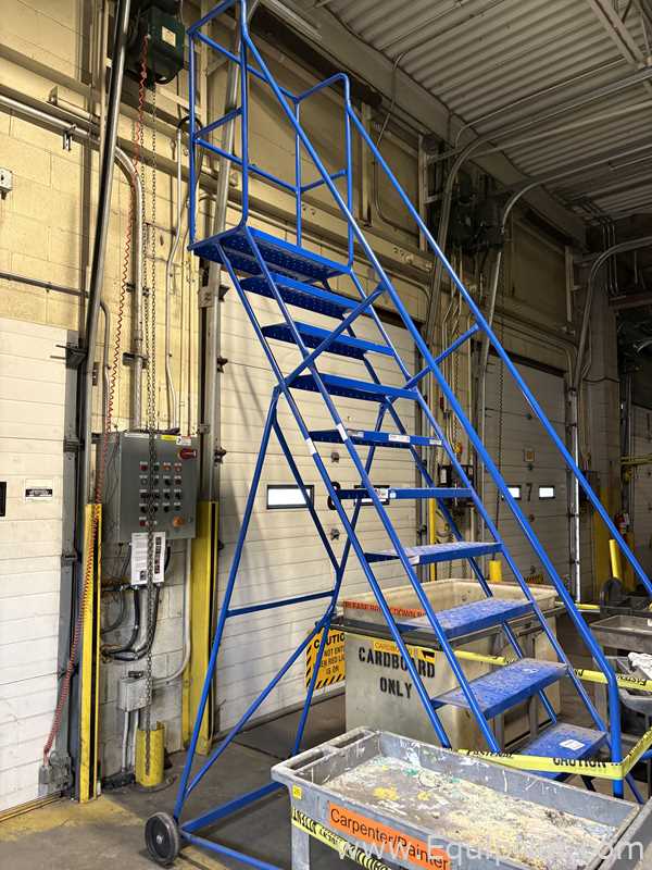 Two Canway Rolling Stairs