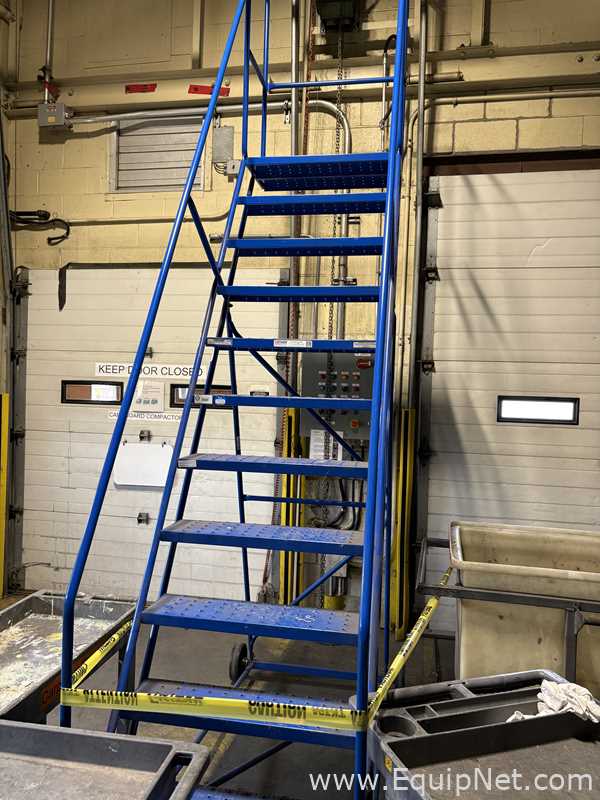 Two Canway Rolling Stairs