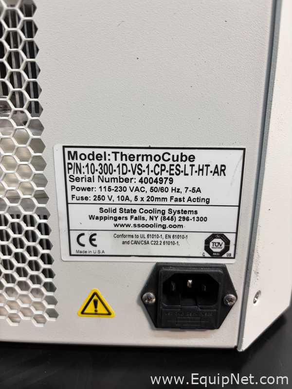 Solid State Cooling Systems ThermoCube Benchtop Chiller