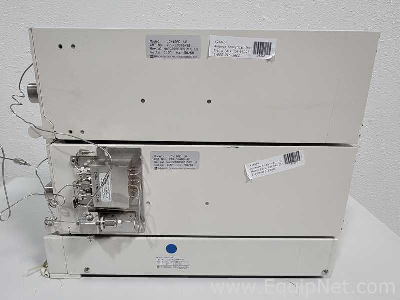 Cromatografía Shimadzu LC-10AD VP
