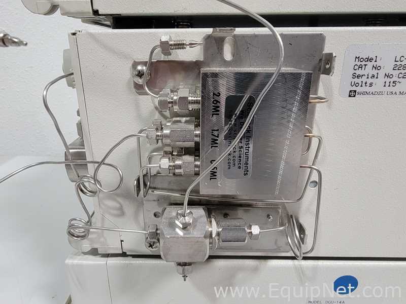 Cromatografía Shimadzu LC-10AD VP