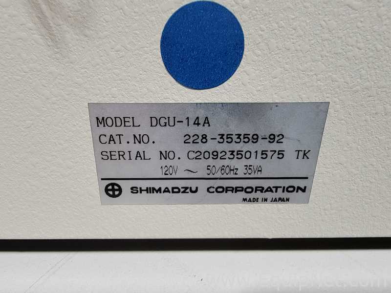Cromatografía Shimadzu LC-10AD VP