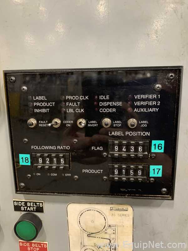 Accraply 350PED Top Panel - Lid Labeler