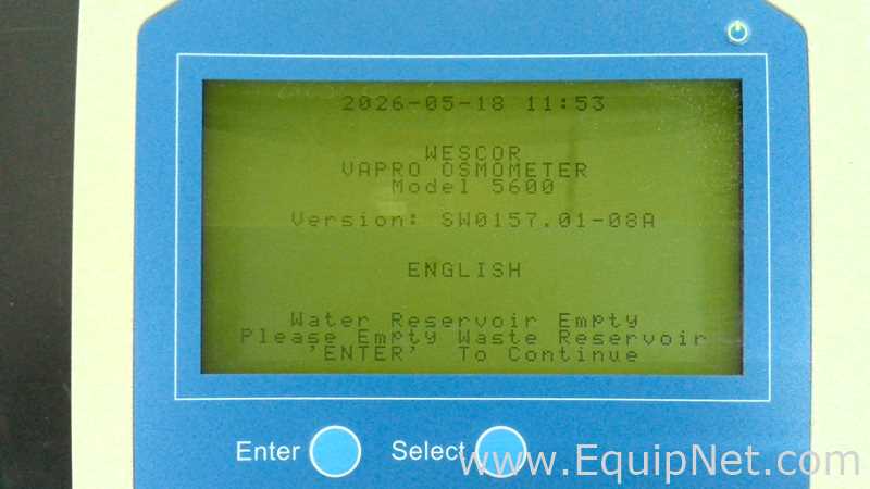 Osmômetro Wescor Vapro 5600