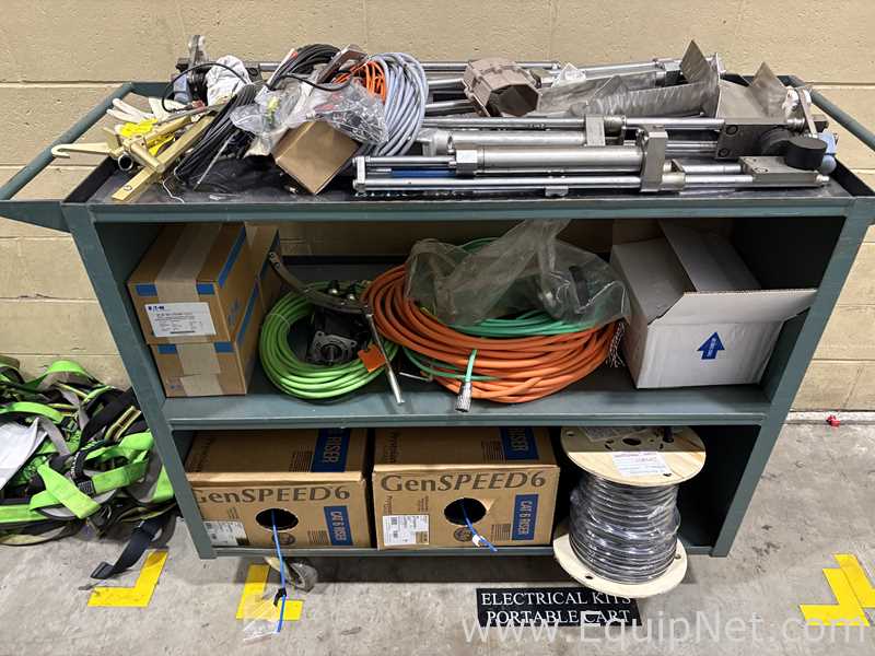 Electrical Maintenance Cart and Safety Harnesses