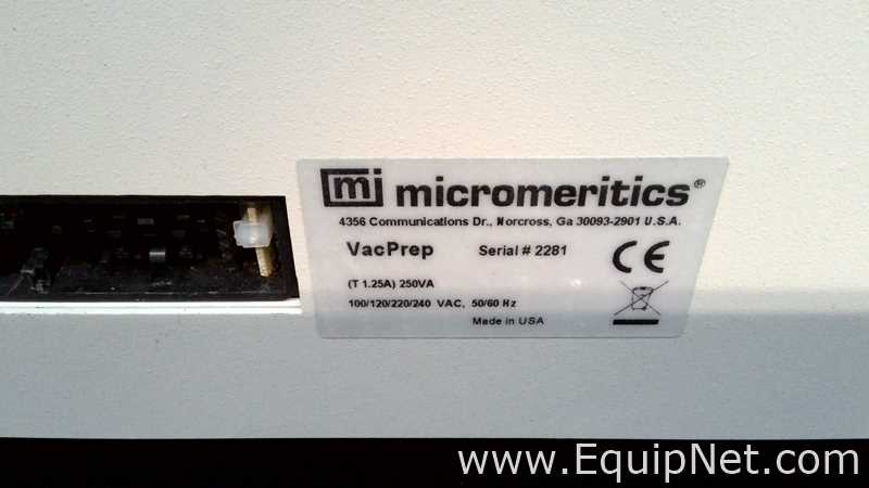 Micromeritics Gemini VII Surface Area and Porosity Analyzer