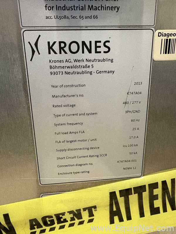 Rotuladora Krones Autocol 747