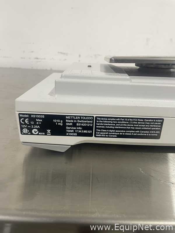 Mettler Toledo XS1003S Balance