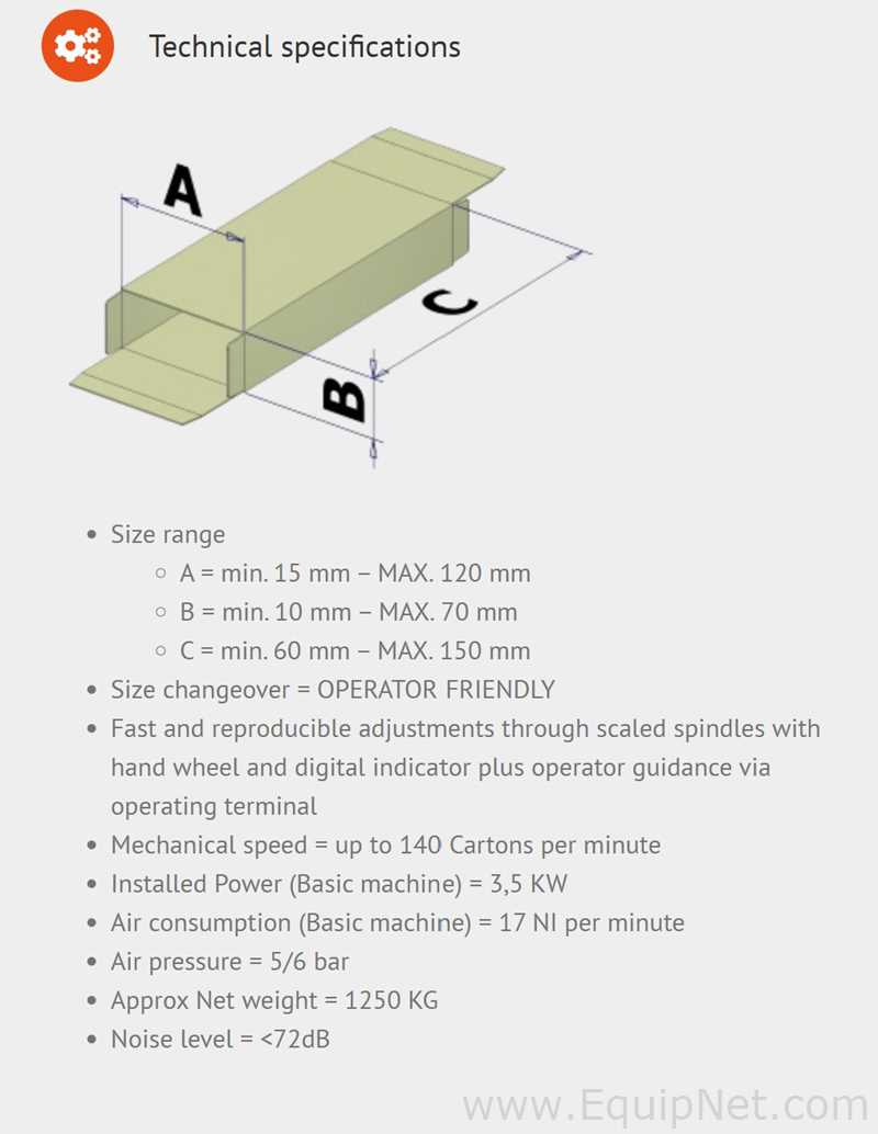Bergami AS150-TR Tuck Style Horizontal Cartoner