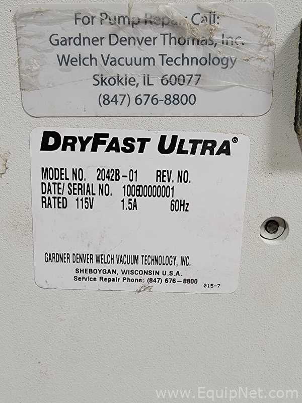 Bomba de Vacío Welch 2042B-01