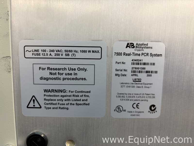 Applied Biosystems 7500 Real Time PCR System