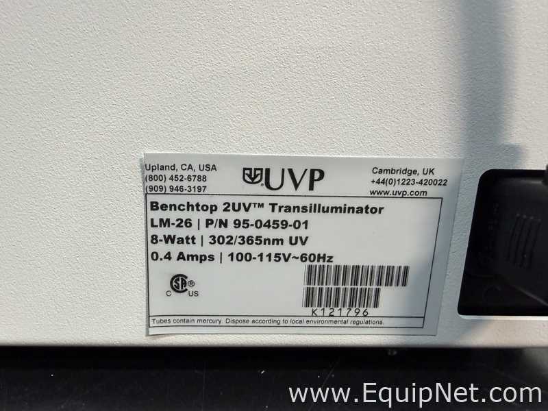 Gerador de Imagens UVP BioDoc-It2 315 Imaging System