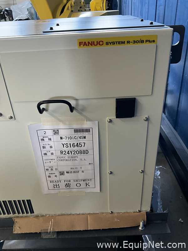 Unused Fanuc M-710iC/45M 6 Axis Multi-Purpose Robot With R-30iB Plus Controller and Pedant
