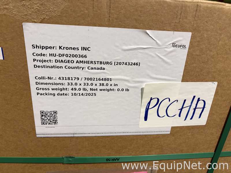 Unused Three Hartness and One Krones Machine Parts NIB