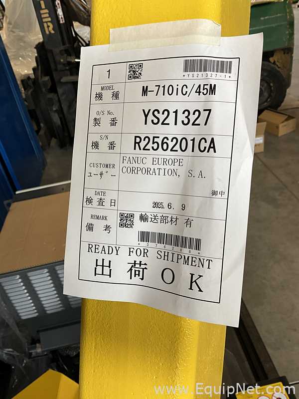 Unused Fanuc M-710iC/45M 6 Axis Multi-Purpose Robot With R-30iB Plus Controller and Pedant