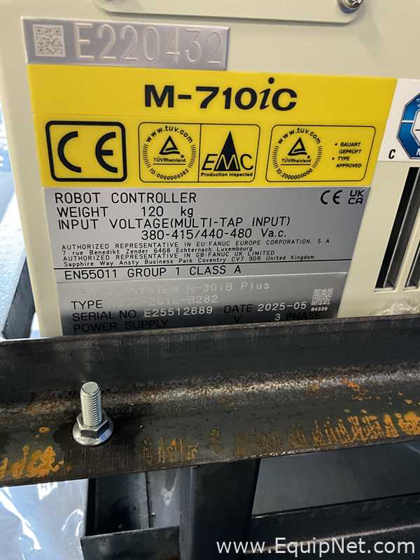 Unused Fanuc M-710iC/45M 6 Axis Multi-Purpose Robot With R-30iB Plus Controller and Pedant