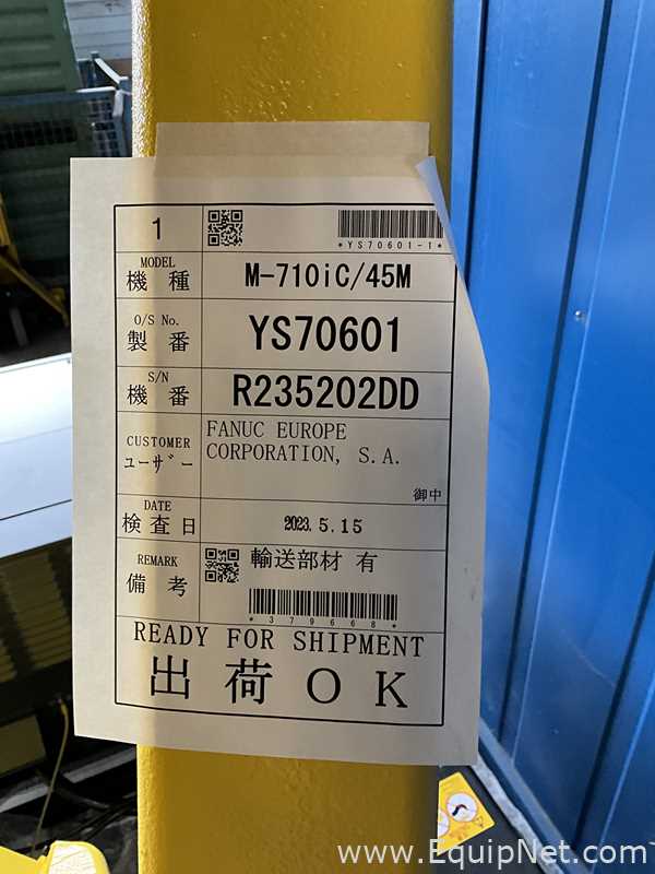 Unused Fanuc M-710iC/45M 6 Axis Multi-Purpose Robot With R-30iB Plus Controller and Pedant