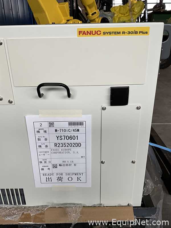 Unused Fanuc M-710iC/45M 6 Axis Multi-Purpose Robot With R-30iB Plus Controller and Pedant