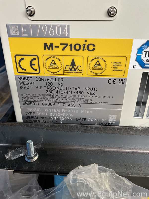 Unused Fanuc M-710iC/45M 6 Axis Multi-Purpose Robot With R-30iB Plus Controller and Pedant
