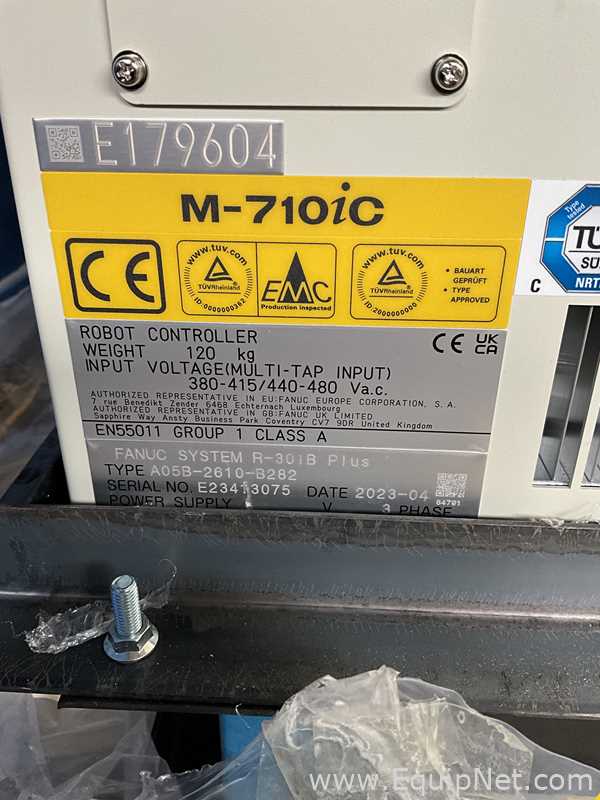 Unused Fanuc M-710iC/45M 6 Axis Multi-Purpose Robot With R-30iB Plus Controller and Pedant