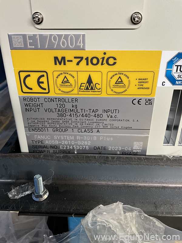 Unused Fanuc M-710iC/45M 6 Axis Multi-Purpose Robot With R-30iB Plus Controller and Pedant
