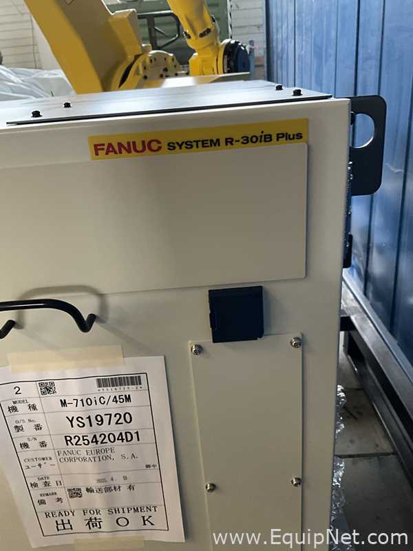 Unused Fanuc M-710iC/45M 6 Axis Multi-Purpose Robot With R-30iB Plus Controller and Pedant