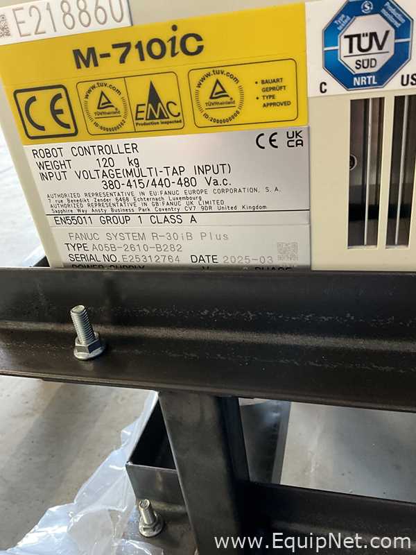 Unused Fanuc M-710iC/45M 6 Axis Multi-Purpose Robot With R-30iB Plus Controller and Pedant