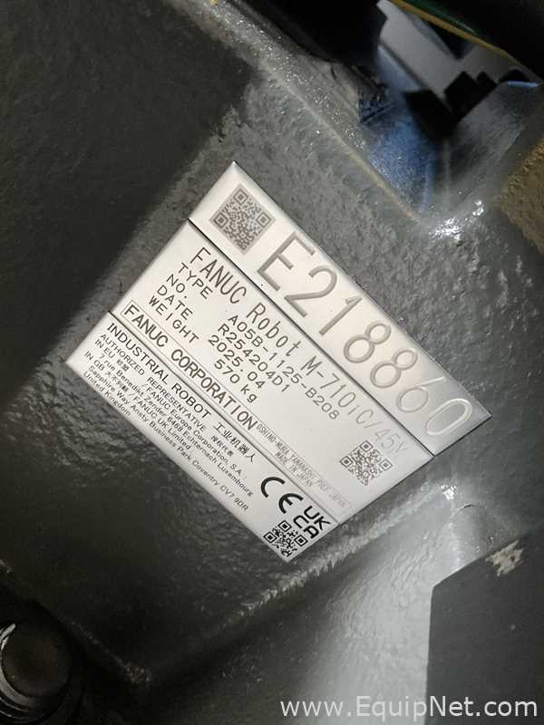 Unused Fanuc M-710iC/45M 6 Axis Multi-Purpose Robot With R-30iB Plus Controller and Pedant