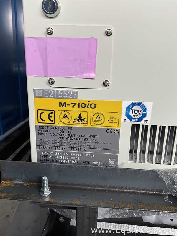 Unused Fanuc M-710iC/45M 6 Axis Multi-Purpose Robot With R-30iB Plus Controller and Pedant