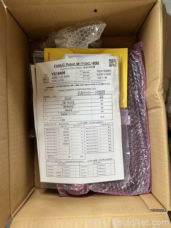 Unused Fanuc M-710iC/45M 6 Axis Multi-Purpose Robot With R-30iB Plus Controller and Pedant