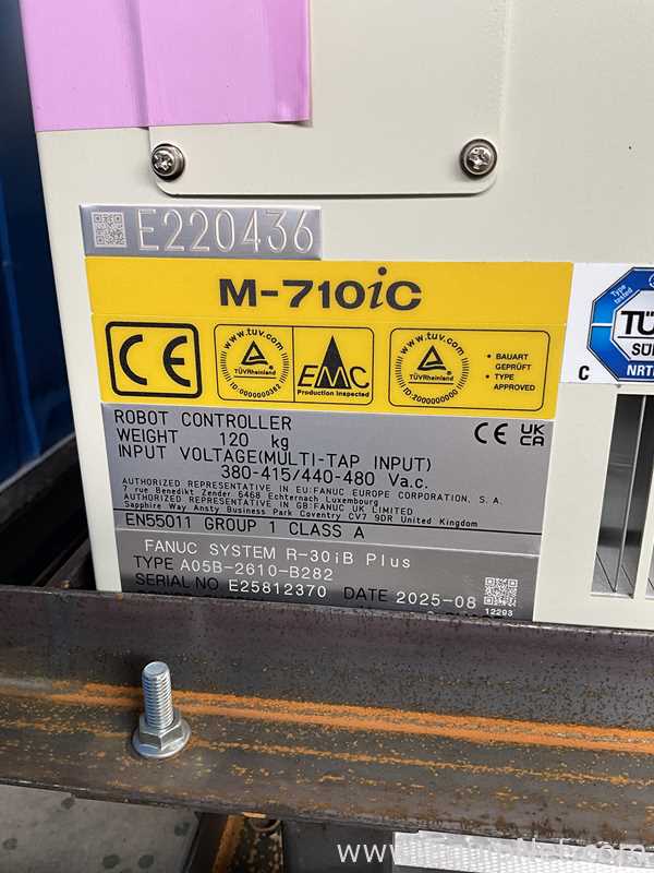 Unused Fanuc M-710iC/45M 6 Axis Multi-Purpose Robot With R-30iB Plus Controller and Pedant