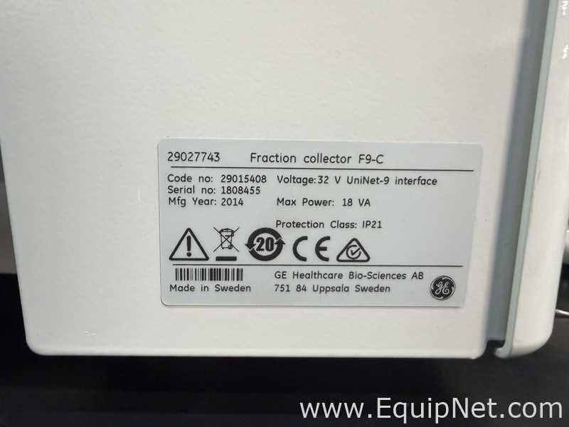 GE Healthcare Akta Pure Chromatography System With Akta S9H Sample Pump And F9-C Fraction Collector