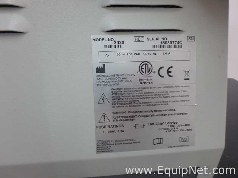 Advanced Instruments 2020 Osmometer