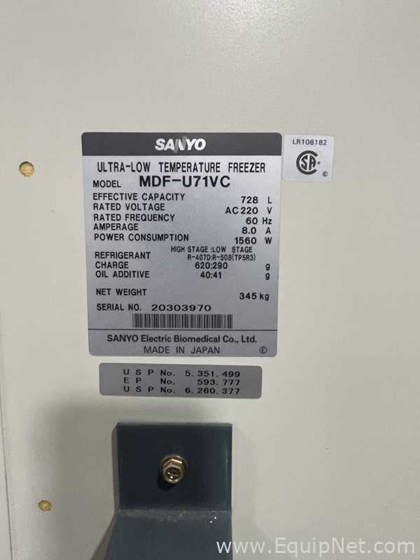 Congelador Sanyo MDF-U71VC