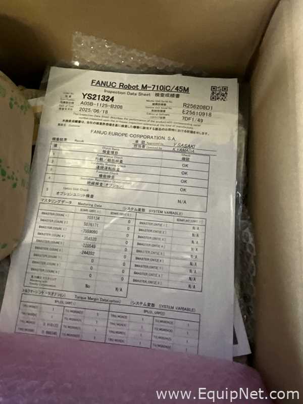 Unused Fanuc M-710iC/45M 6 Axis Multi-Purpose Robot With R-30iB Plus Controller and Pedant