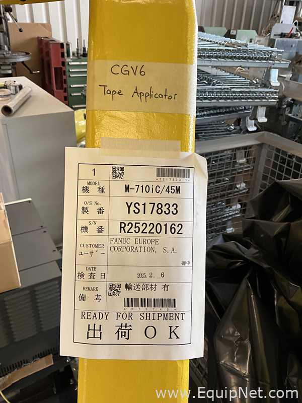 Unused Fanuc M-710iC/45M 6 Axis Multi-Purpose Robot With R-30iB Plus Controller and Pedant