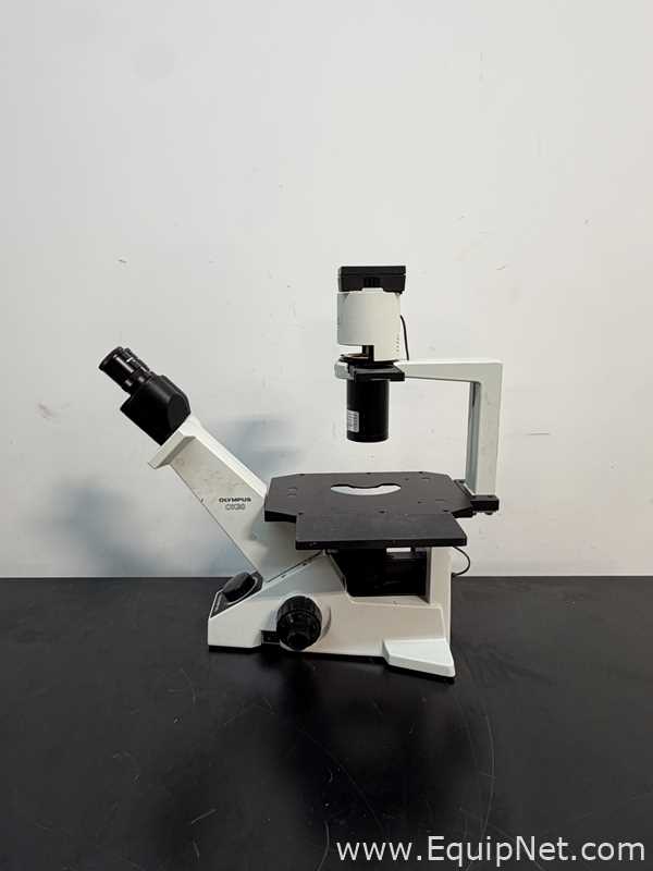 Lot of 3 Inverted Microscopes