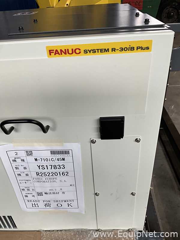Unused Fanuc M-710iC/45M 6 Axis Multi-Purpose Robot With R-30iB Plus Controller and Pedant