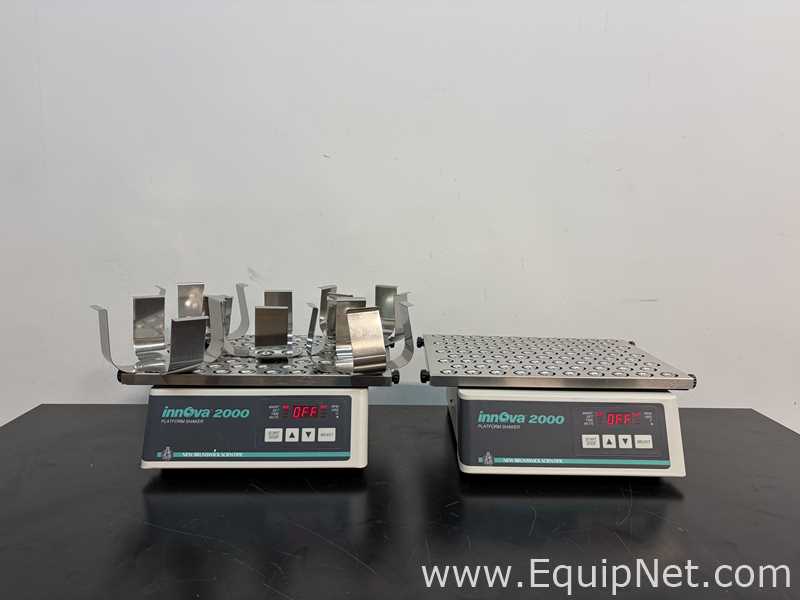lot of 2 New Brunswick Innova 2050 Benchtop Orbital Shakers