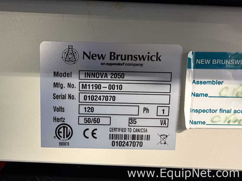 lot of 2 New Brunswick Innova 2050 Benchtop Orbital Shakers