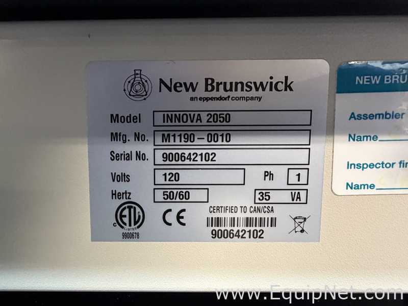 lot of 2 New Brunswick Innova 2050 Benchtop Orbital Shakers