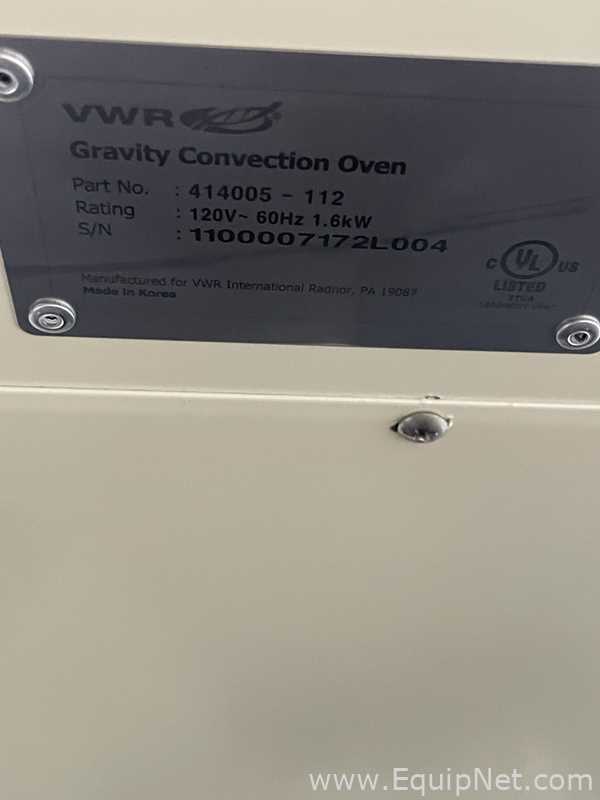Horno de Laboratorio VWR 414005-110 Gravity Convection Oven