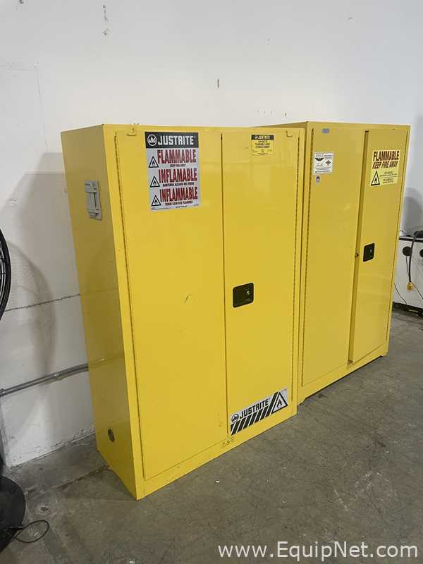 Lot of 2 - 45 Gallon Flammable Storage Cabinets