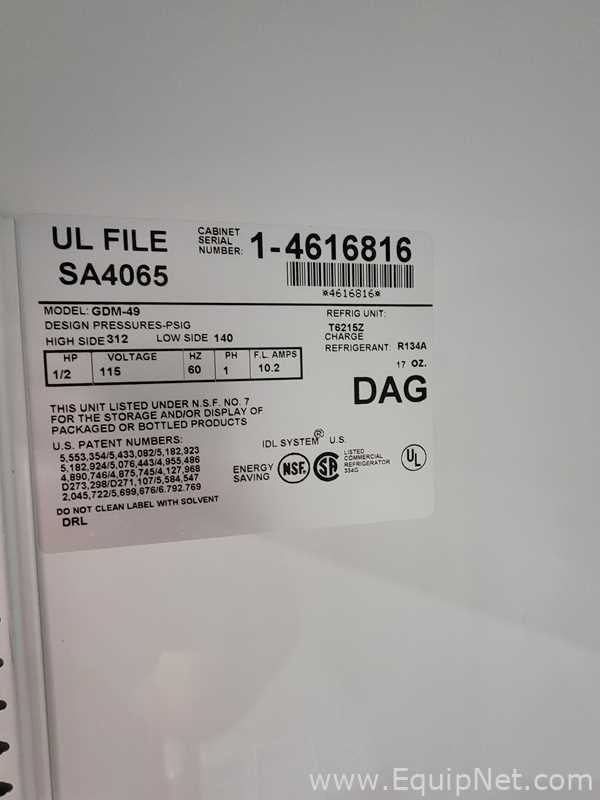 Unidade de Refrigeração True Manufacturing Co.Inc. GDM-49