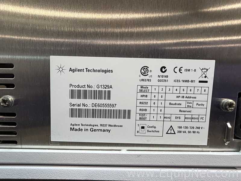 Agilent Technologies FC/ALS Therm and ALS HPLC Components