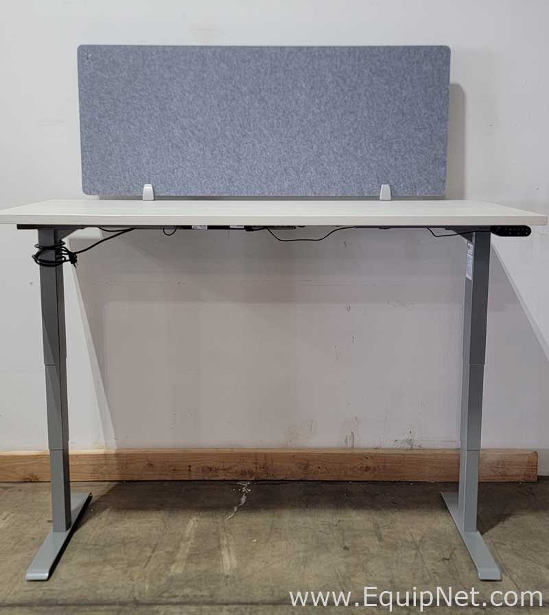 Lot of 2 Haworth Co HAT2-HI-L-XX Electrical Height Adjustable Single Motor Tables